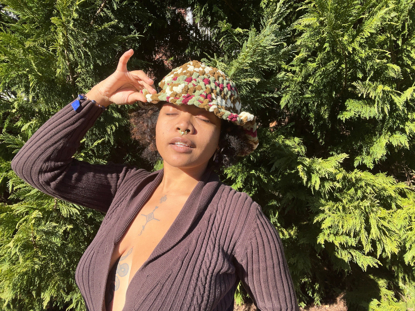 crochet bucket hat